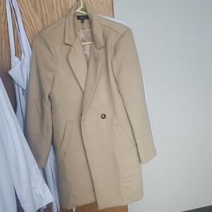 Tan Wool Blend Coat